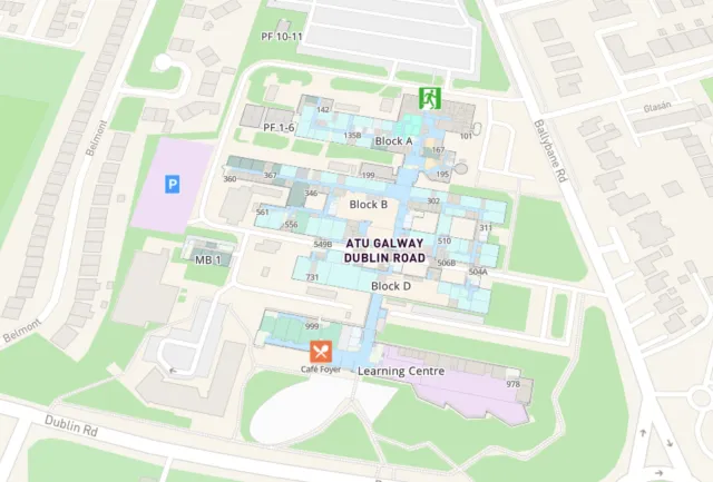 galway dublin road maze map