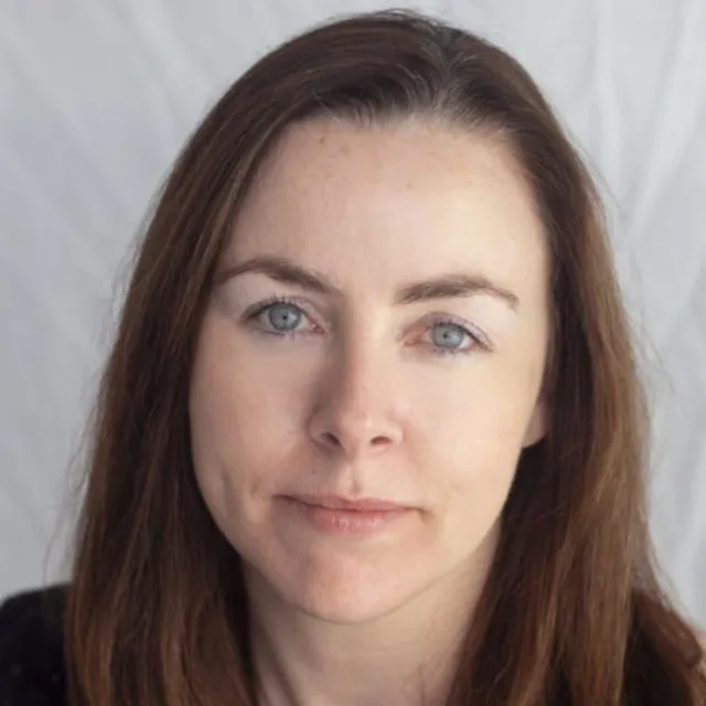 Woman with brown hair