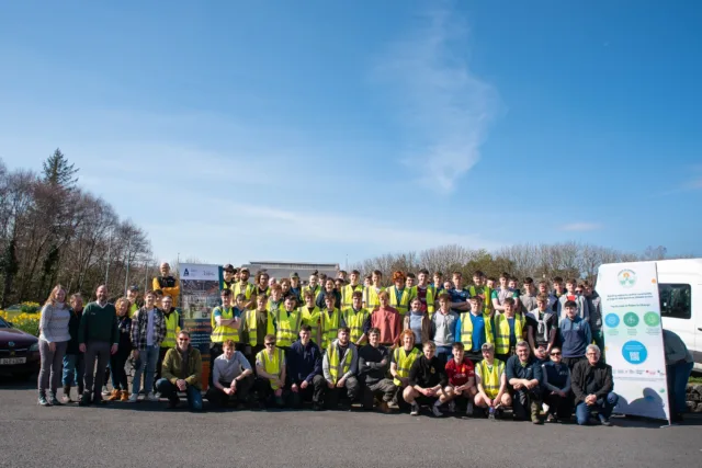 Students and staff at ATU Connemara
