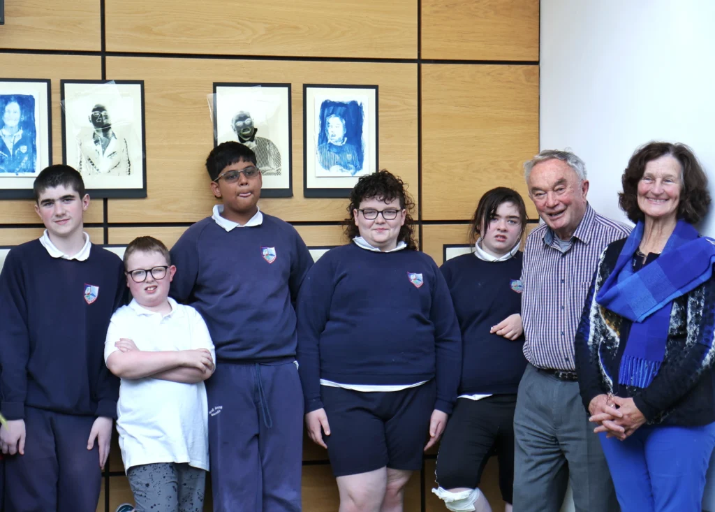 Eight exhibiting artists are children from An Cuan, the Senior Autism Class in St Brendan’s National School, Cartron Point in Sligo and volunteers from the university’s intergenerational programme, Marie Hanmore-Cawley from Boyle and Micheál Mac Giolla Rí from Sligo.