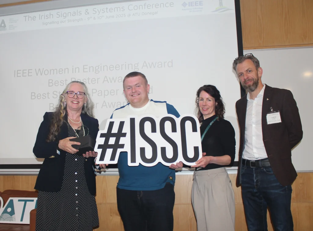 (L-R) Ruth Lennon, Jack McShane, Dr Marion McAfee, and Dr Eoghan Furey