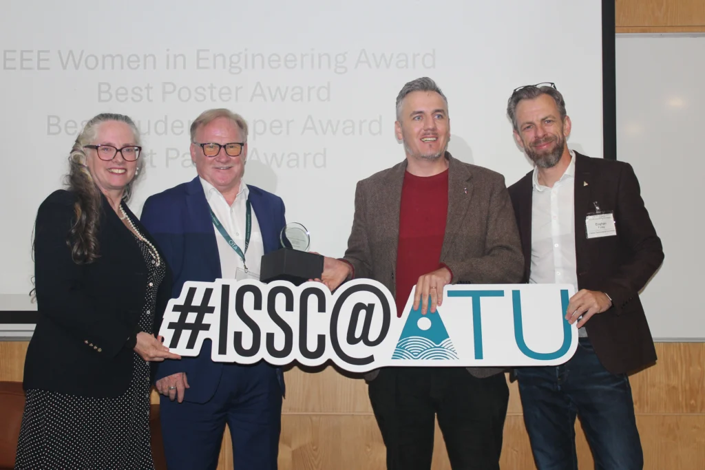 (L-R) Ruth Lennon, Ken Collins, Dr Paul Cuffe, and Dr Eoghan Furey