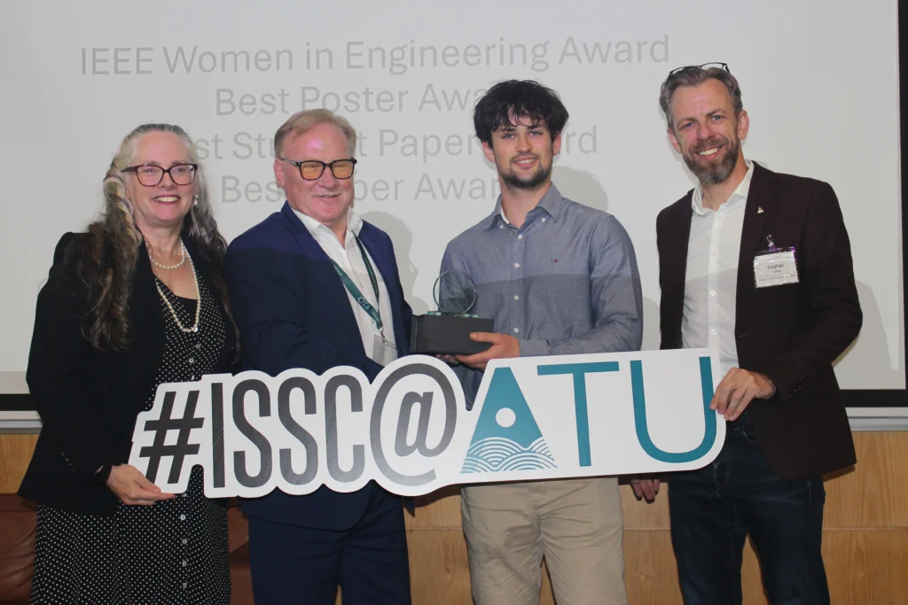 (L-R) Ruth Lennon, Ken Collins, Patrick Moxum, and Dr Eoghan Furey