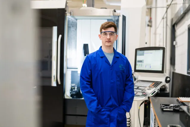 man in lab coat