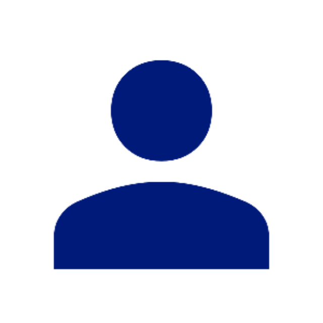 Icon of a person in navy blue