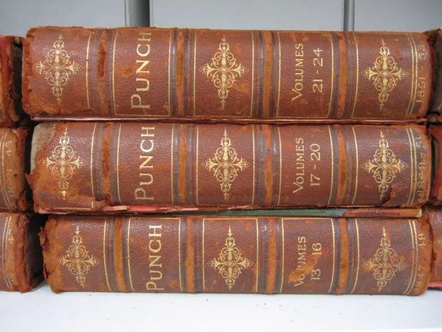 Bound volumes of Punch Magazine from ATU Special Collections