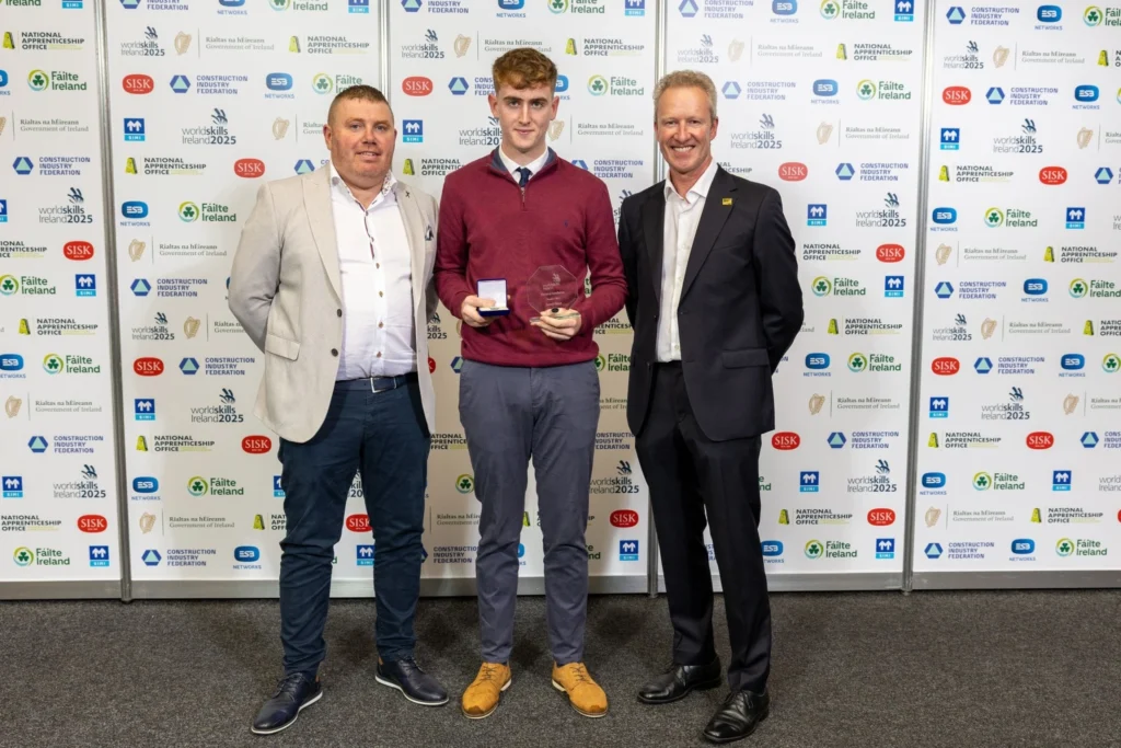 Kyle Hayden (ATU Galway City), Kenneth Mulrooney (ATU Sligo), Aaron Hayes (ATU Sligo) James Hunt (ATU Sligo) pictured with their awards.