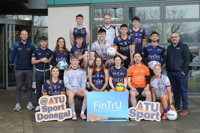 Members of ATU Sports Donegal and FinTrU