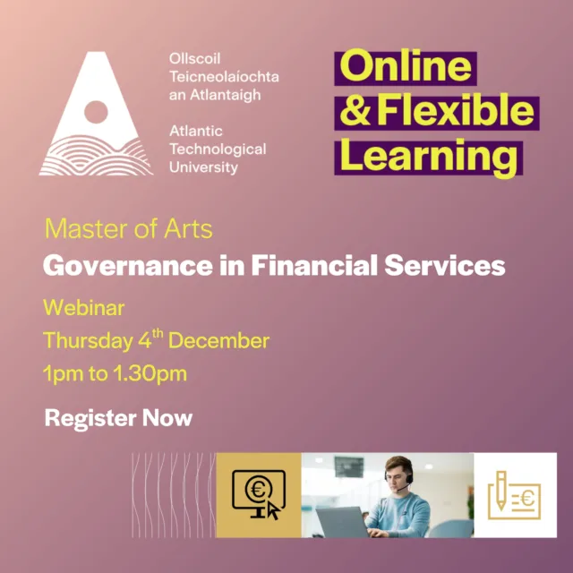 Register Now for MA Governance in Financial Services