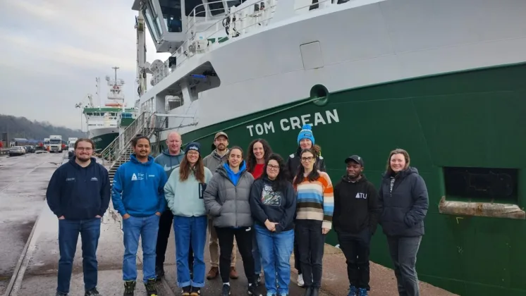 ATU Researchers with the RV Tom Crean expedition  