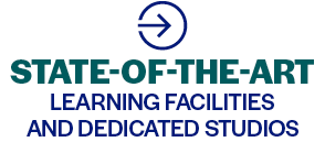 State-of-the-art learning facilities and dedicated studios
