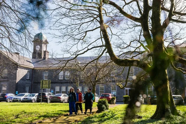 Generic photo students outside ATU Mayo