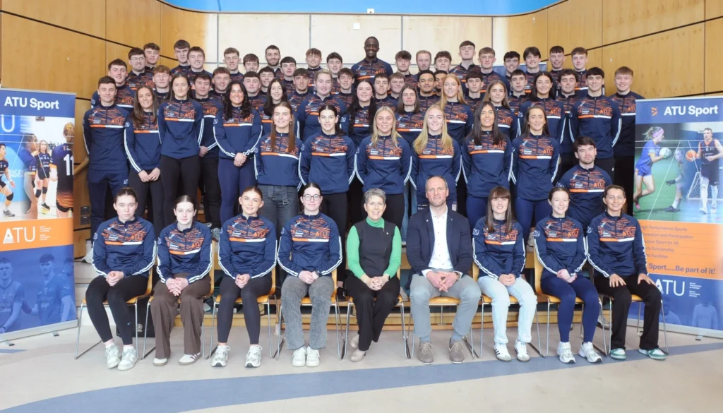 Sports Scholars attending ATU Sports Scholarship Awards, Donegal Letterkenny Campus. 