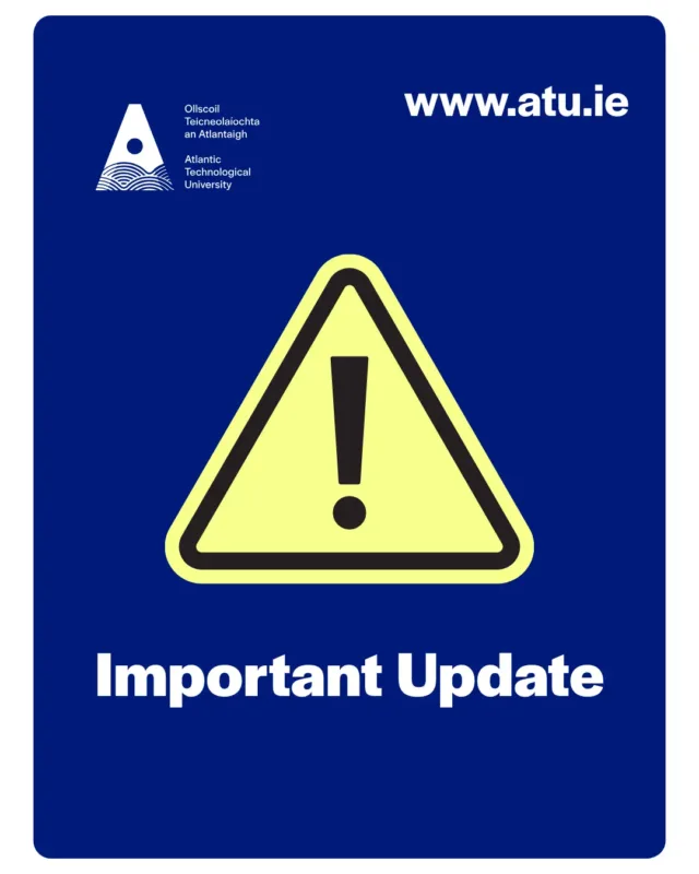 Important update ATU Letterkenny exams