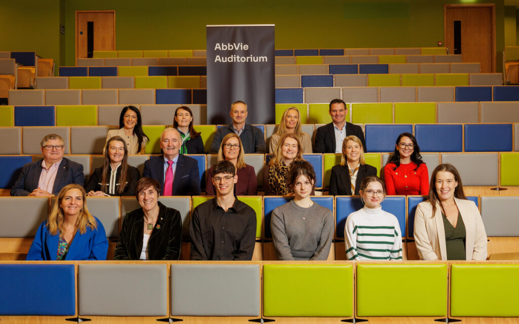 AbbVie Ireland-ATU STEM Excellence Scholarship awards event, held on the ATU's Sligo campus, attended by representatives from AbbVie and staff from ATU.