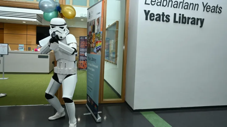 Star Wars Storm Trooper made an appearance at the ATU Engineering Fair in Sligo at the weekend.