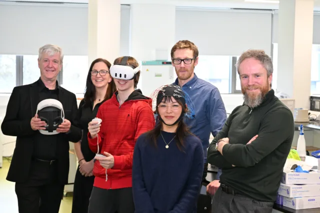 Dr William Farrelly, Dr Sinéad Keogh, Lucas Kupczik, Tianran Zhang, Erik Mac Giolla, and Martin O'Neill. 