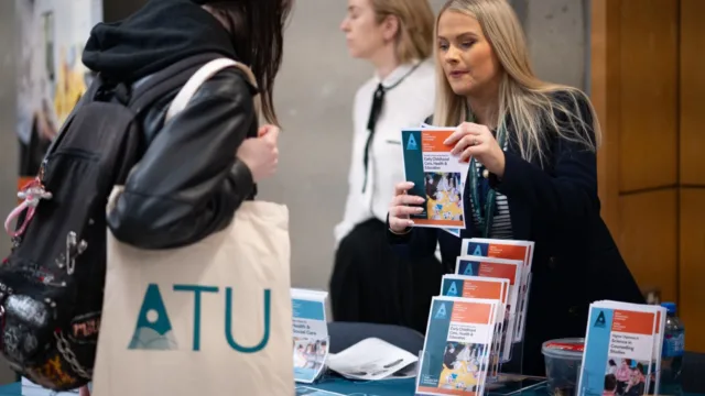 Visitors at Open evening ATU Letterkenny campus