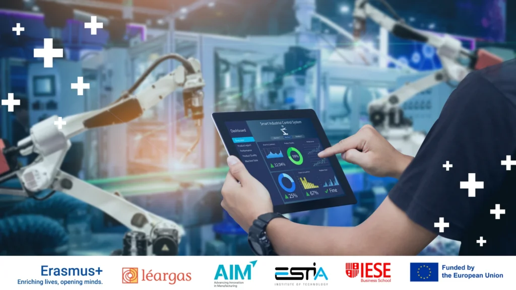 TRANSFORM AIM Centre digital transformation graphic and stakeholder logos