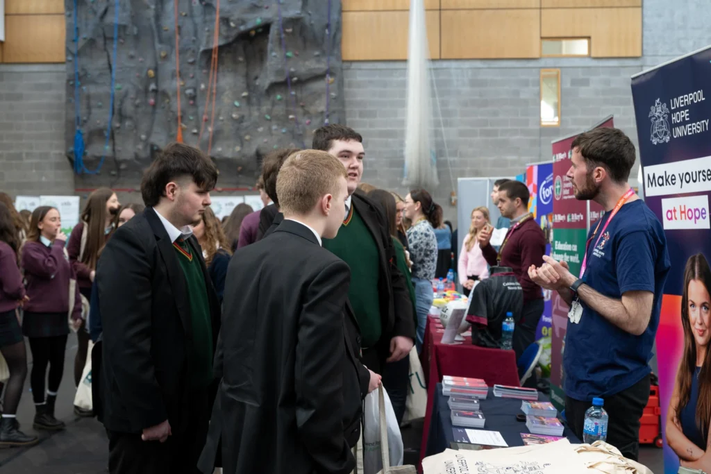Students and stands at IGC careers fair