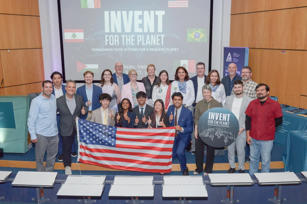 First place Team HexCrate from Texas A&M University (USA) at the Invent for the Planet 2026 World Finals.