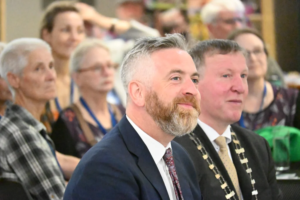 Christopher O’Sullivan TD, and Cathaoirleach of Mayo Co Council, Cllr Sean Carey.