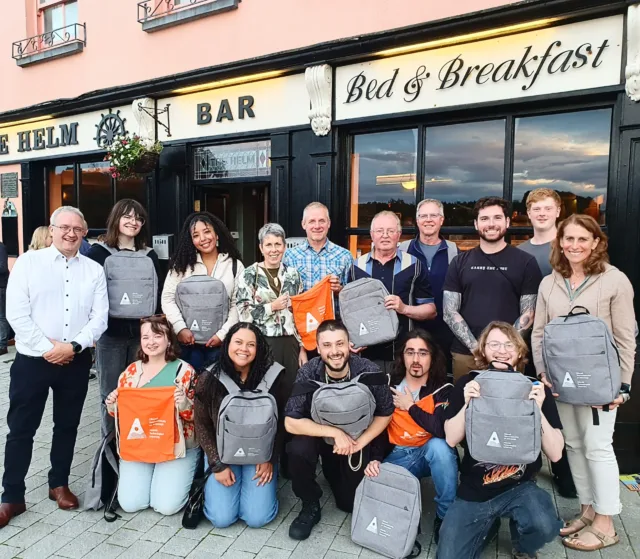 Students from University of Colorado enjoying a visit to Mayo with ATU.