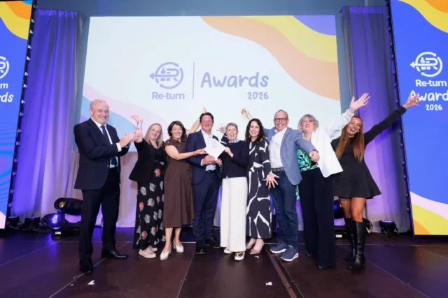 Atlantic Technological University, Sligo, winners of €5,000 for their Bottle and Can Return Initiative 1