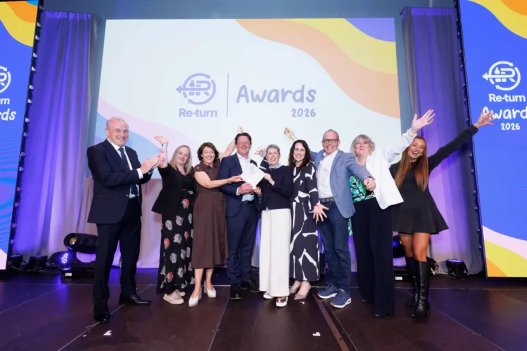 Atlantic Technological University, Sligo, winners of €5,000 for their Bottle and Can Return Initiative 1