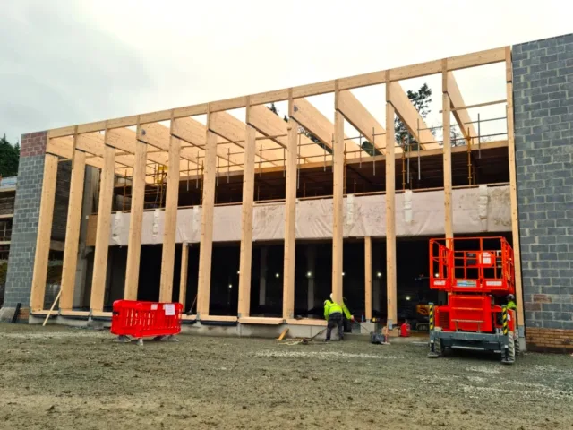 Mass timber building