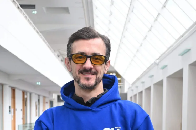 Emanuel Covasa, an AI engineer and student at Atlantic Technological University (ATU). 