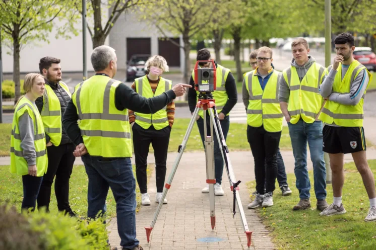Level 8 Civil Engineering apprenticeship students at ATU