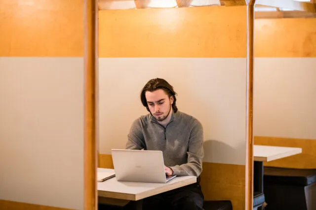 man in workplace