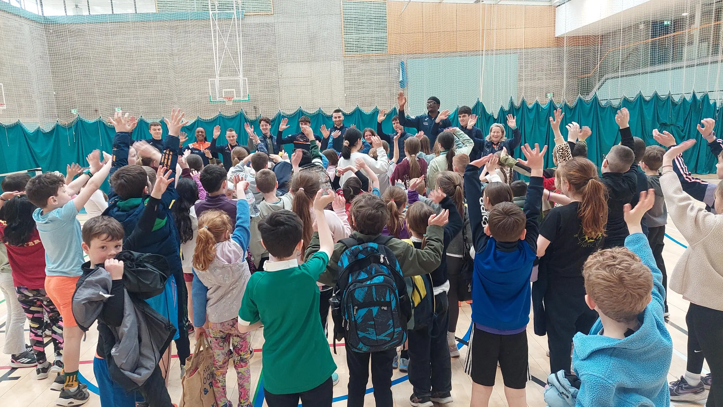 Children in hall