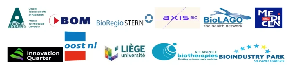 Logos for 11 consortium partners - Medi4Future