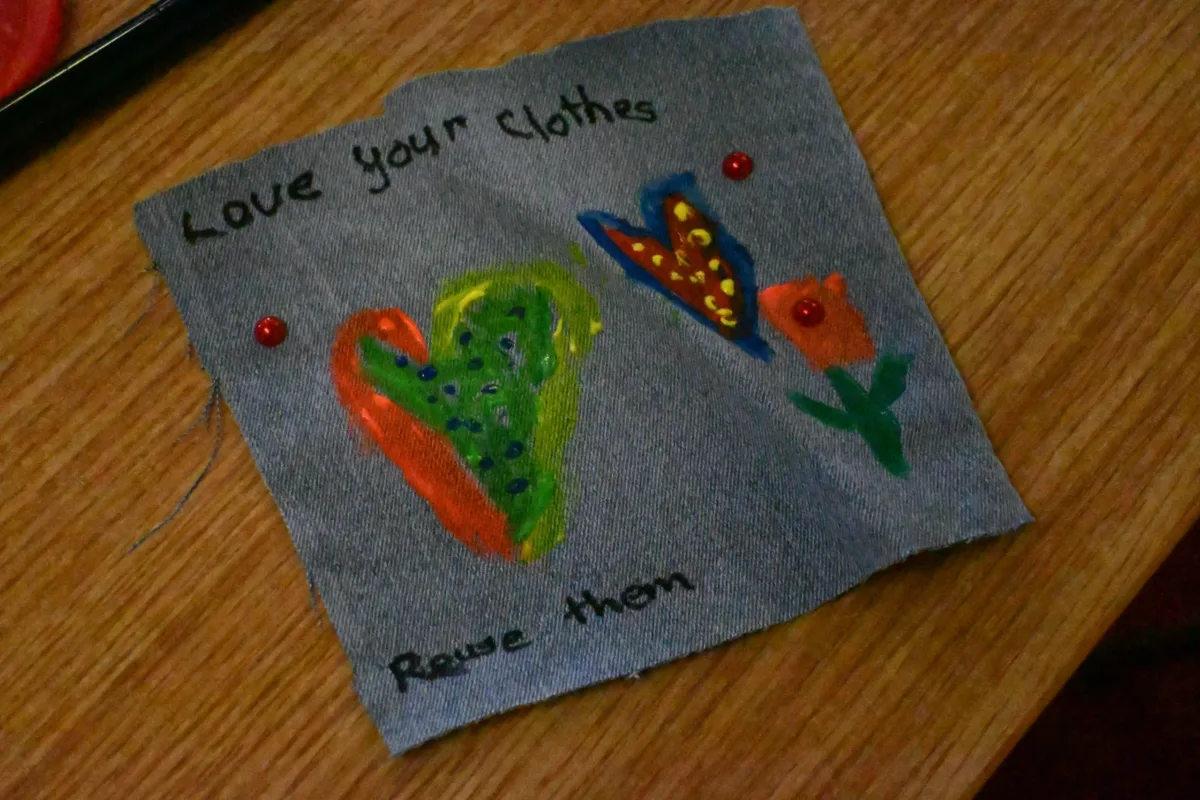 Sample jean patch