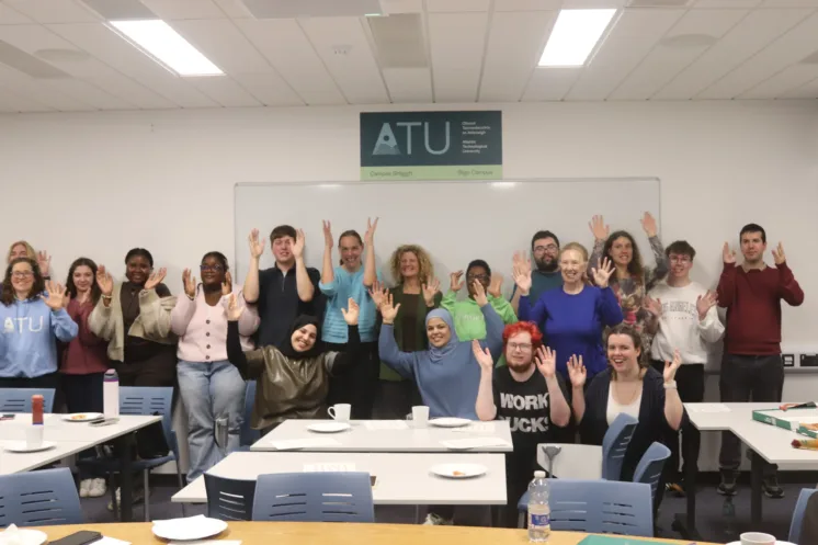 Attendees at the first Dialogue Café on the ATU Sligo Campus