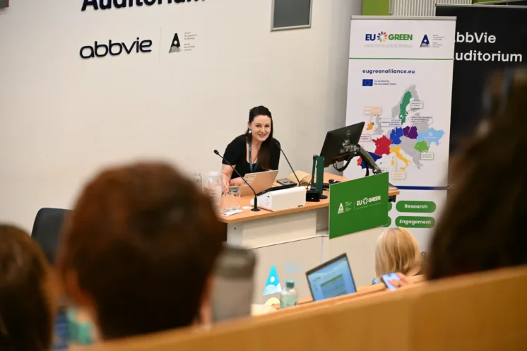 Attendees gather at a recent EU GREEN event.
