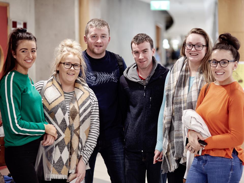 Group of students on Letterkenny campus