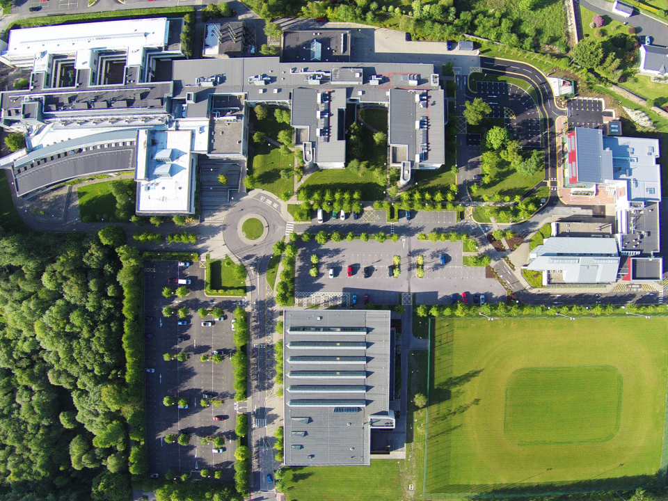 Aerial view of Letterkenny campus