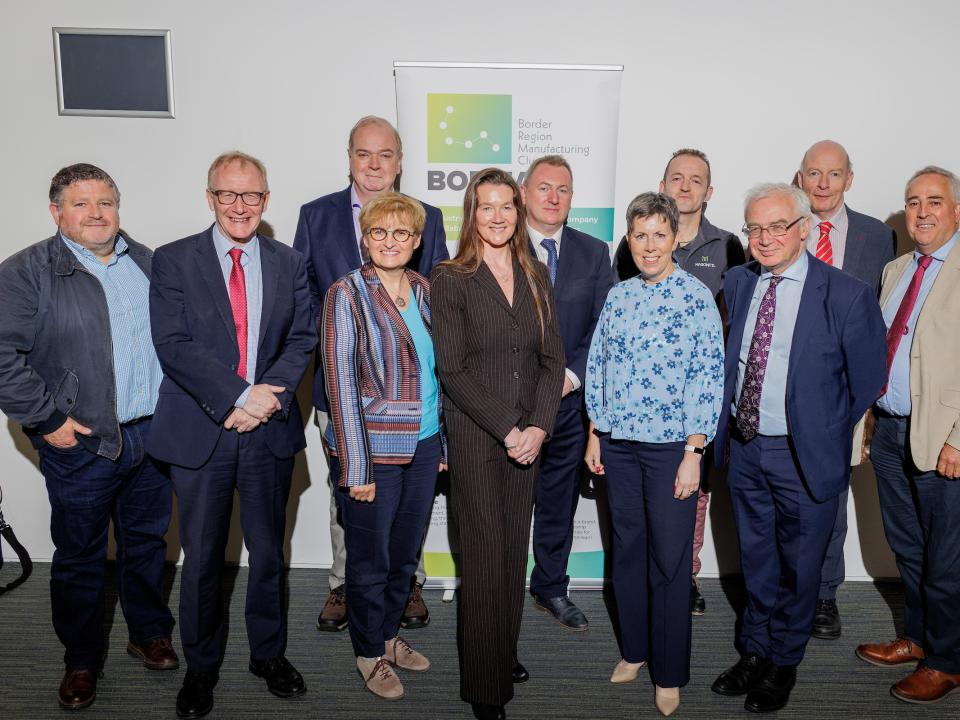 A new manufacturing cluster to help develop the industry in the border region to compete on a national and international level was officially launched by Minister Frank Feighan, TD at Atlantic Technological University with President of ATU, Dr Orla Flynn. 