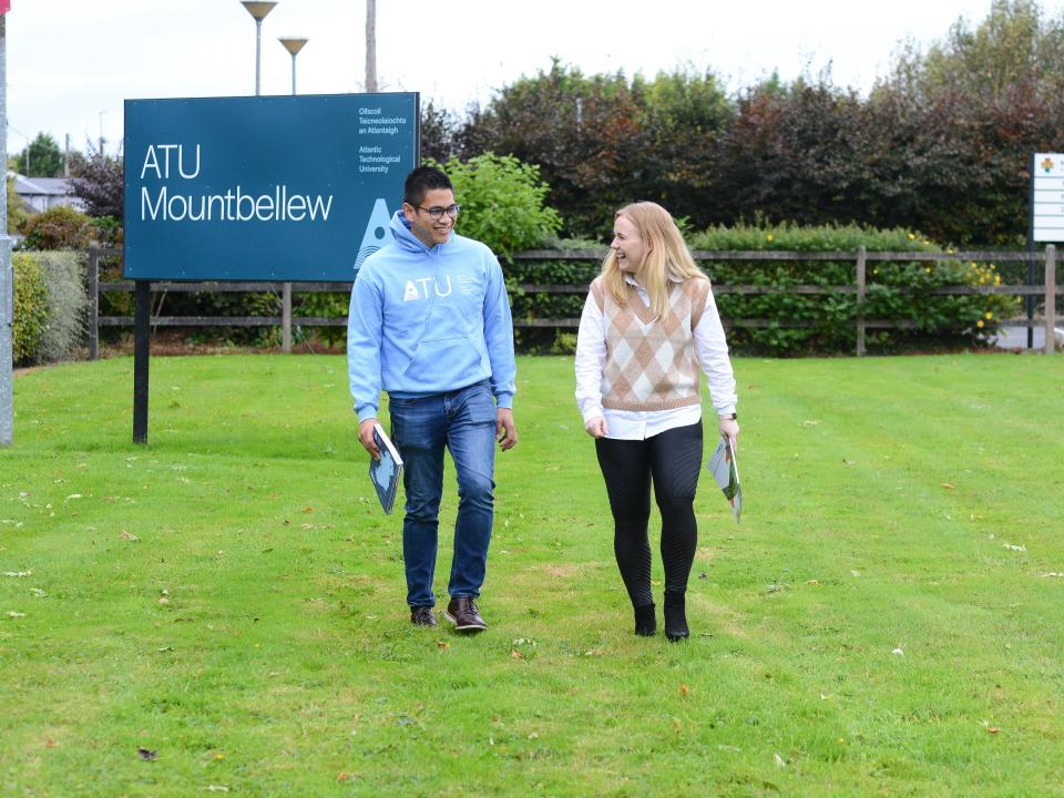 ATU Mountbellew students on campus