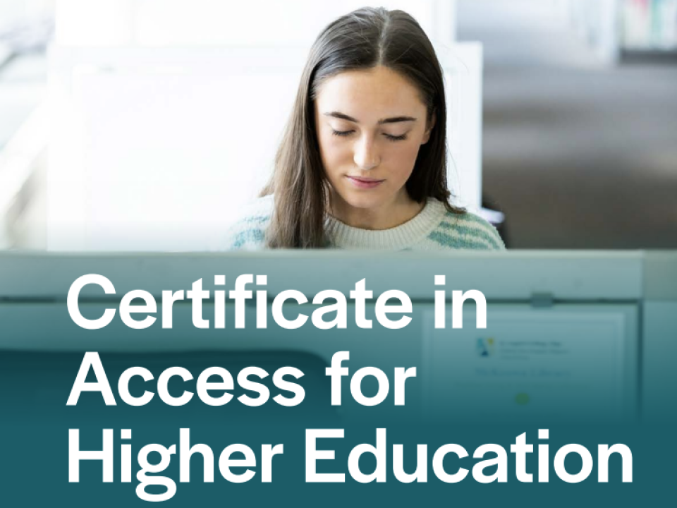 ATU Certificate in Access for Higher Education