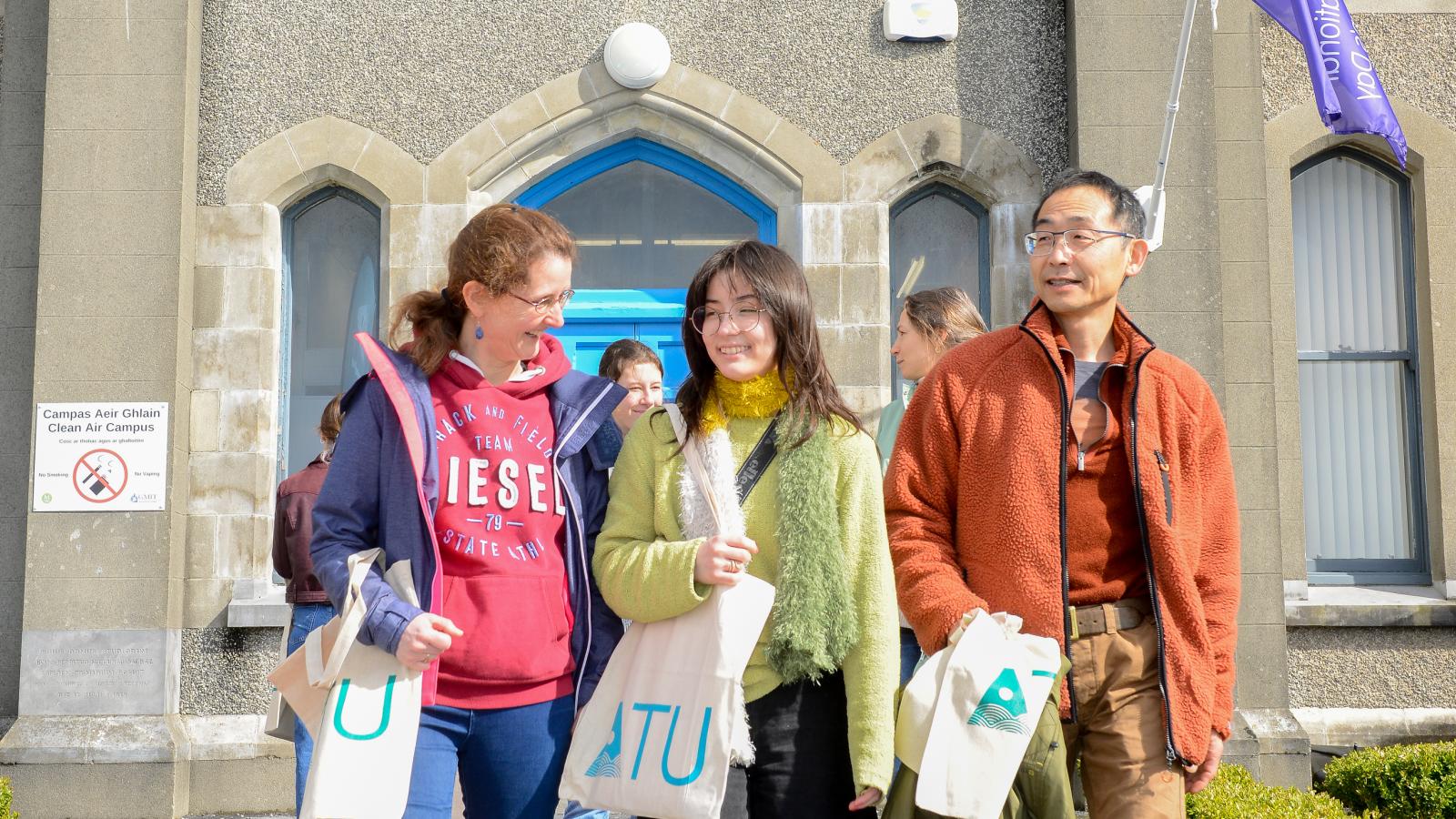 Open Day visitors at ATU Galway City, Wellpark ROad campus