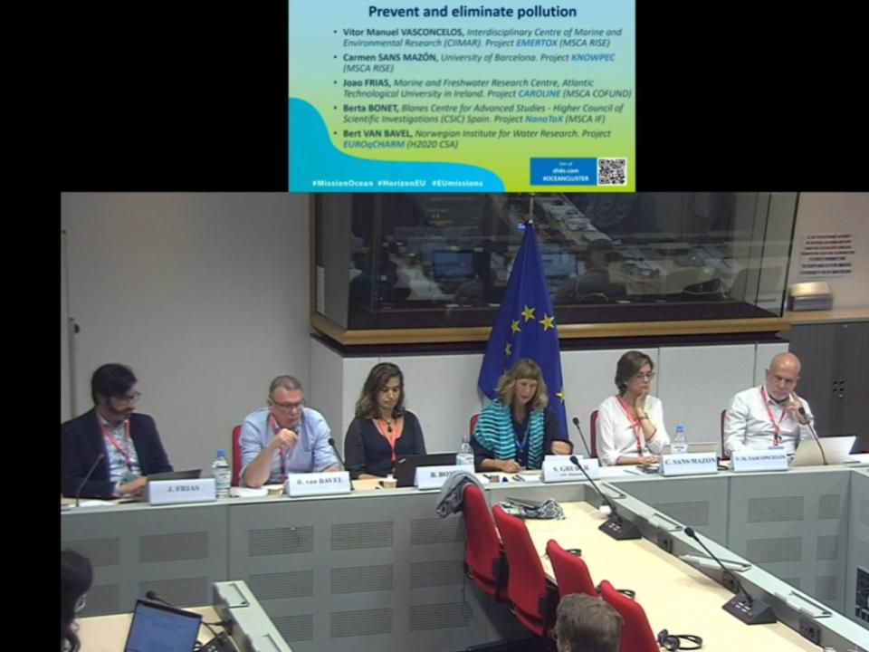 . MSCA Cluster event in Brussels with Dr Frias as part of the Panel discussion.