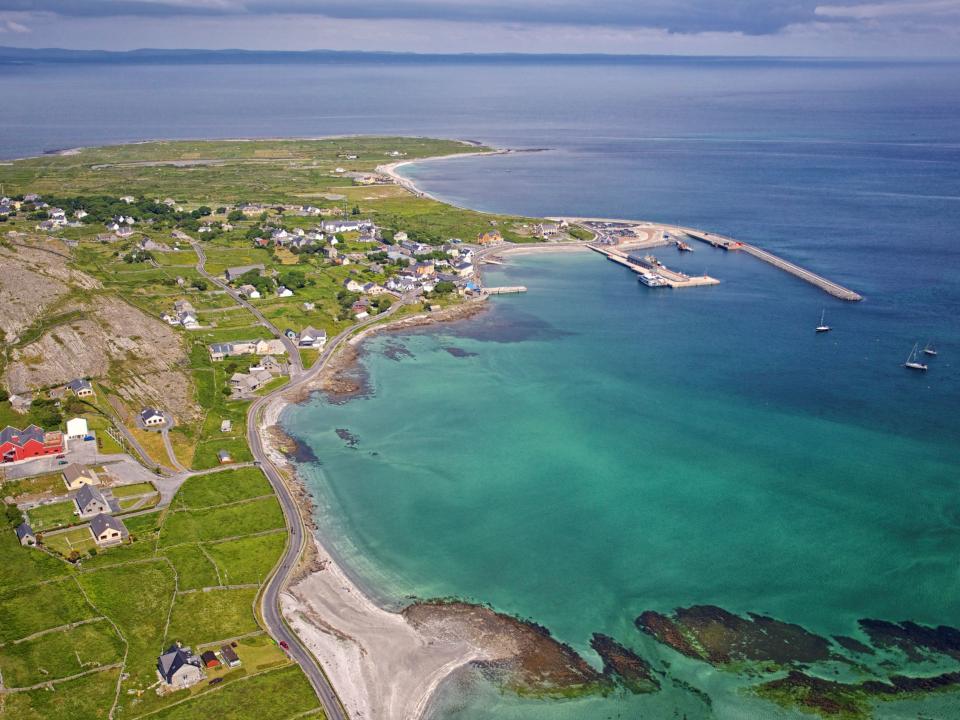 smallAerial View of Inis Mór, Aran Islands, Co Galway